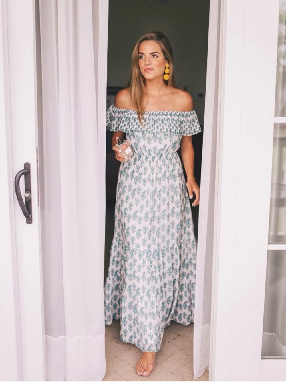 Club Monaco Block Print Maxi
Dress
